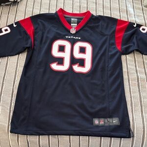 AUTHENTIC Nike KIDS SZ L WATT Texans Jersey